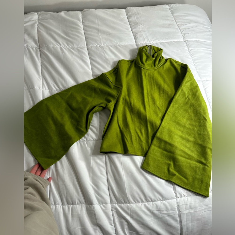 Green sweater